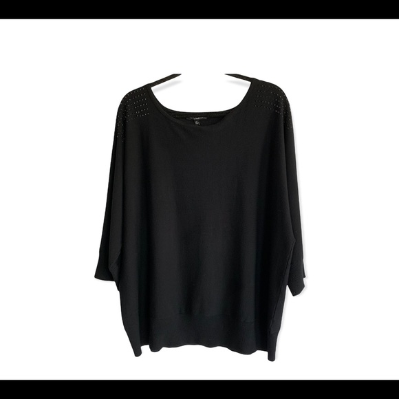 Cable & Gauge Tops Cable Gauge Black Knit Sz 2x Poshmark